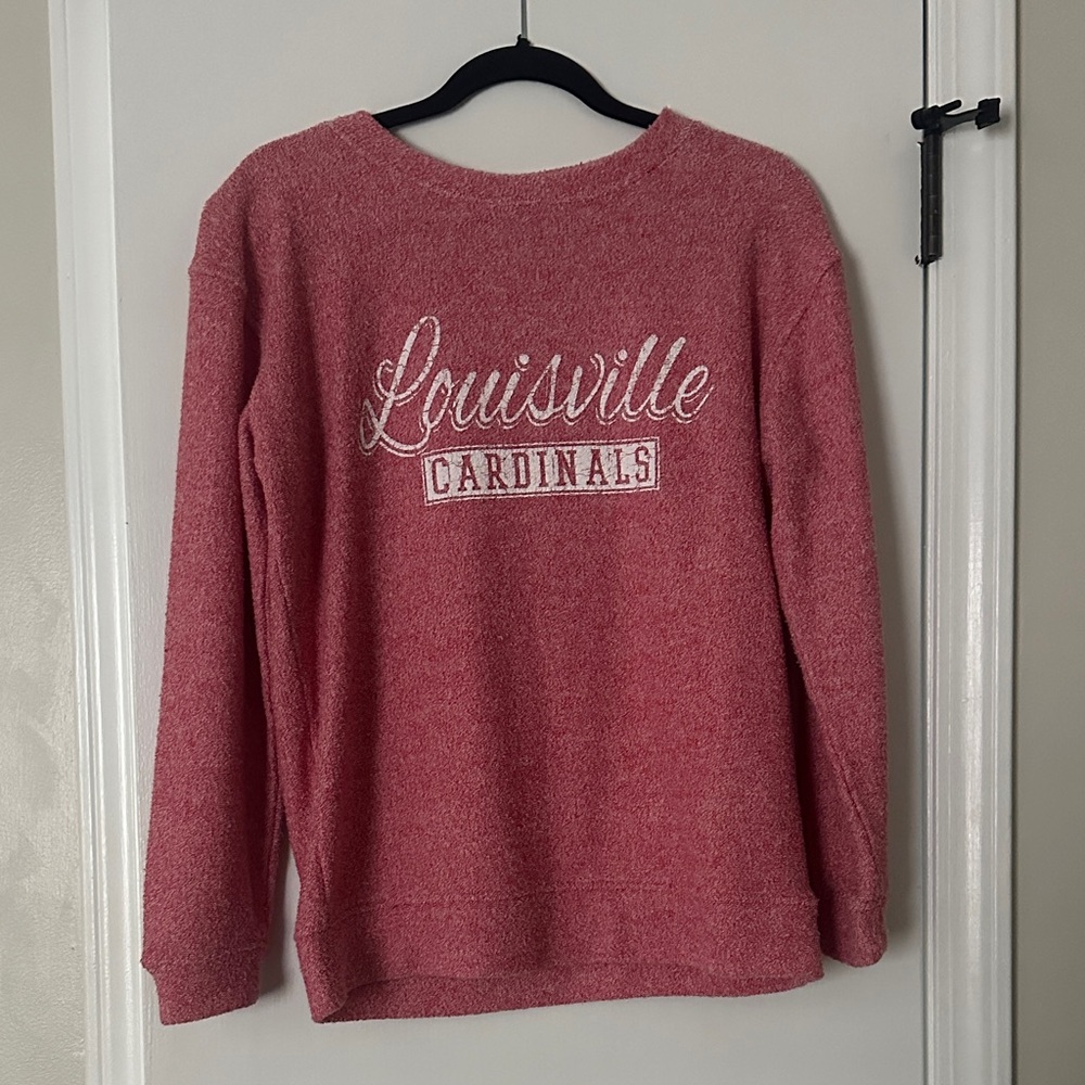 Boxercraft Women's Pink Louisville Cardinals Sweater